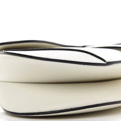 Christian Dior Grained Calfskin Saddle Bag White 5 of 9