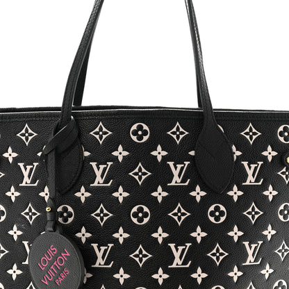 Louis Vuitton Empreinte Spring In The City Neverfull MM Black White Pink 8 of 11