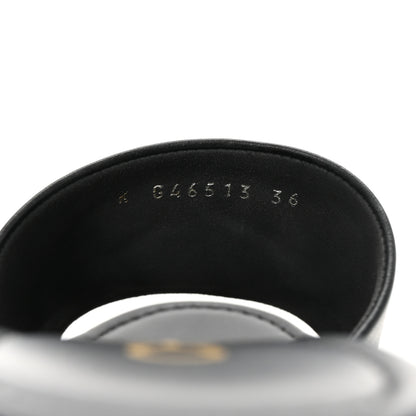 Chanel Lambskin Quilted CC Platform Mules 36 Black 9 of 10