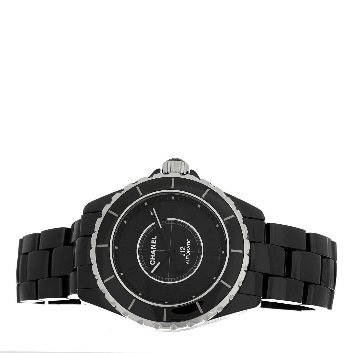 Chanel Stainless Steel Ceramic 38mm J12 Phantom Automatic Watch Black 2 of 4