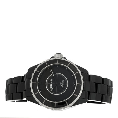 Chanel Stainless Steel Ceramic 38mm J12 Phantom Automatic Watch Black 2 of 4