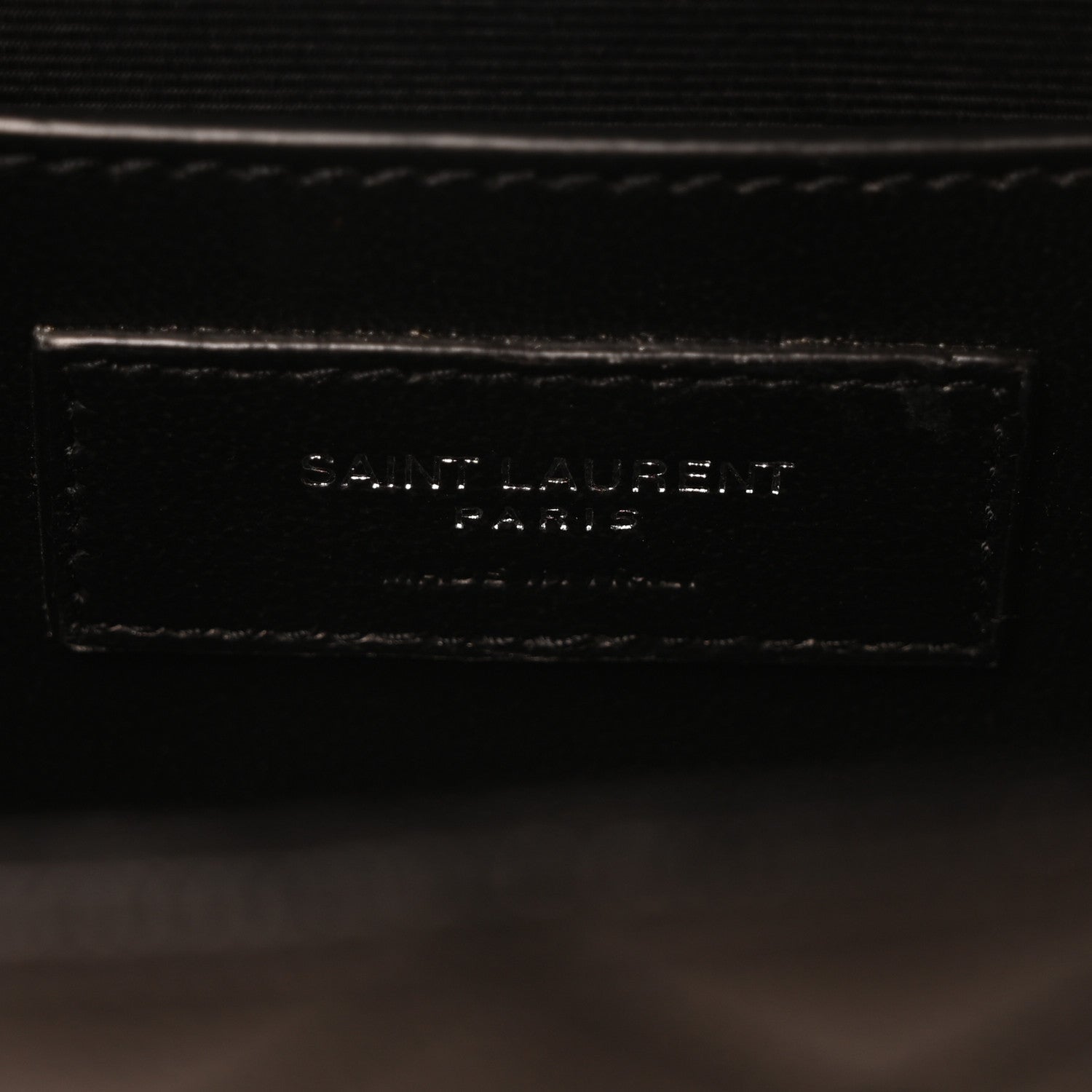 Saint Laurent Grain De Poudre Textured Mixed Matelasse Triquilt Small Monogram Satchel Black 7 of 10