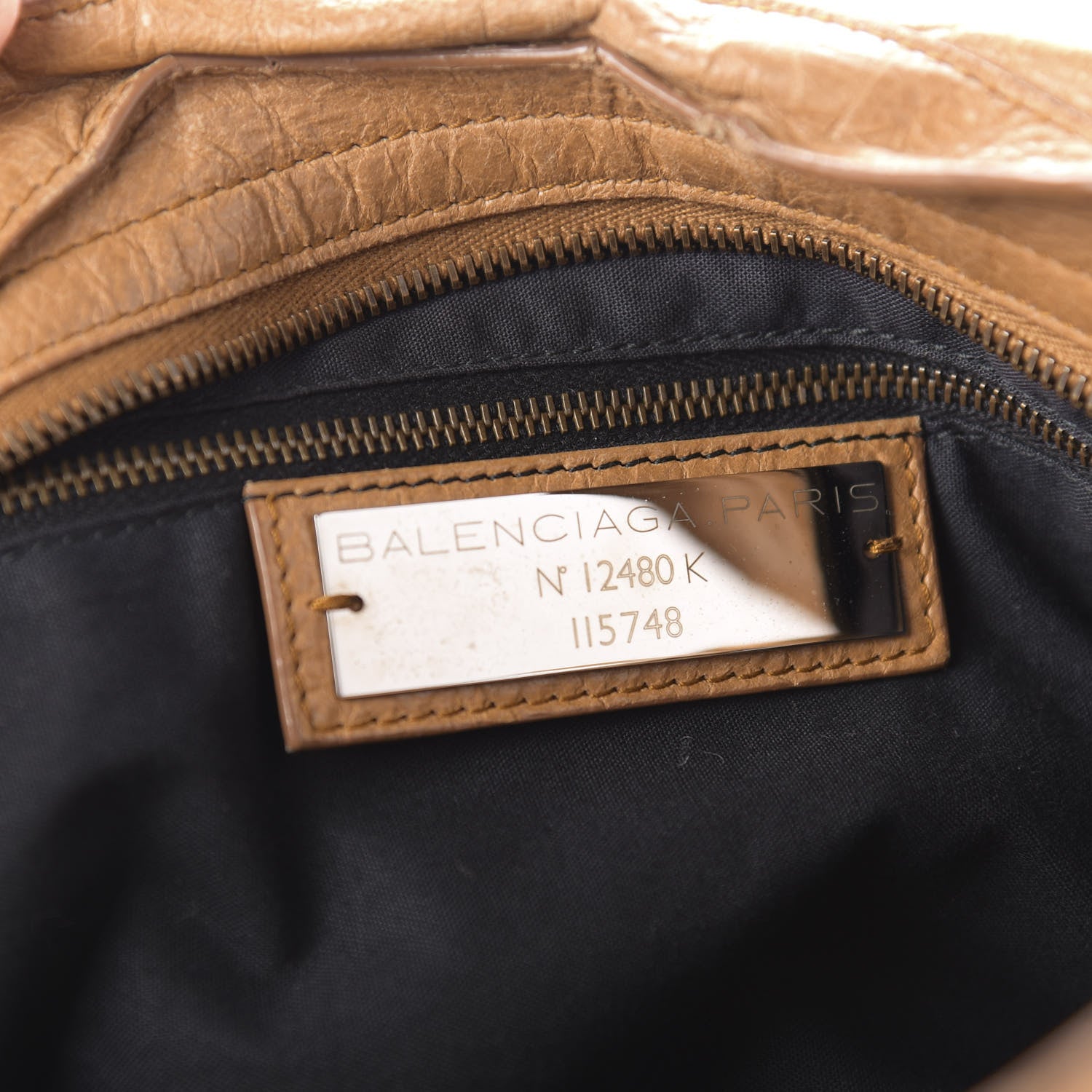 Balenciaga Agneau Classic Hardware City Cumin 9 of 10
