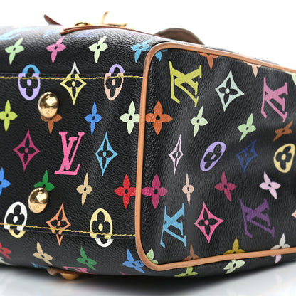 Louis Vuitton Monogram Multicolor Aurelia MM Black 9 of 10