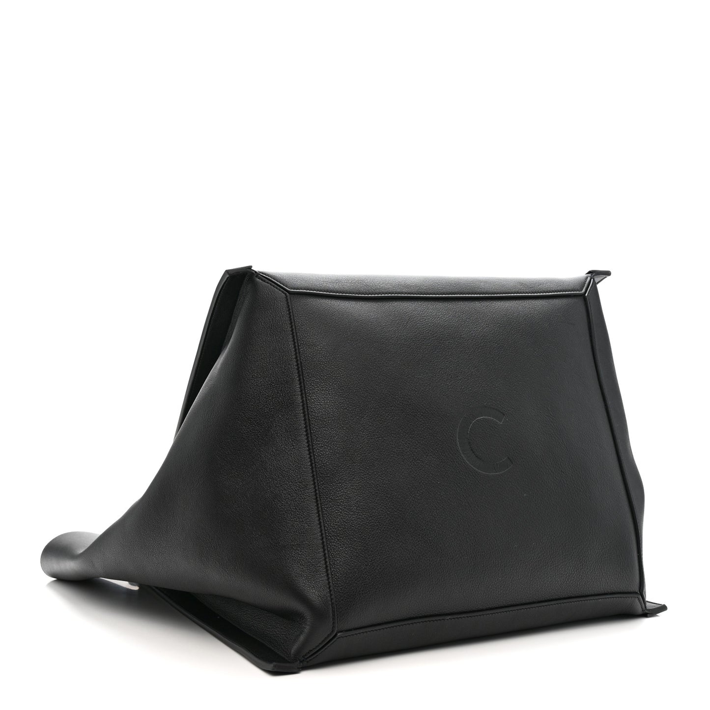 Supple Calfskin Medium Cube Black