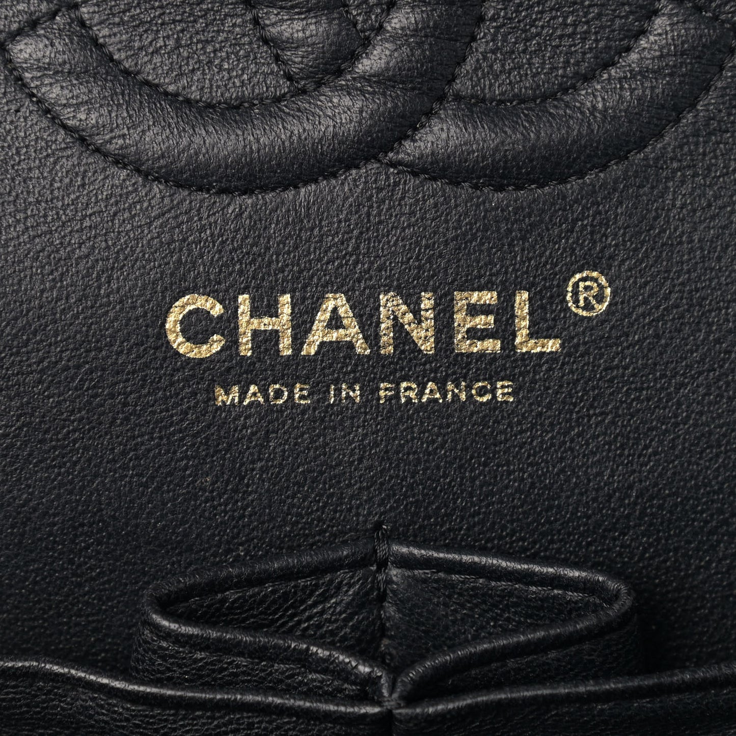 Caviar Quilted Small Double Flap Black