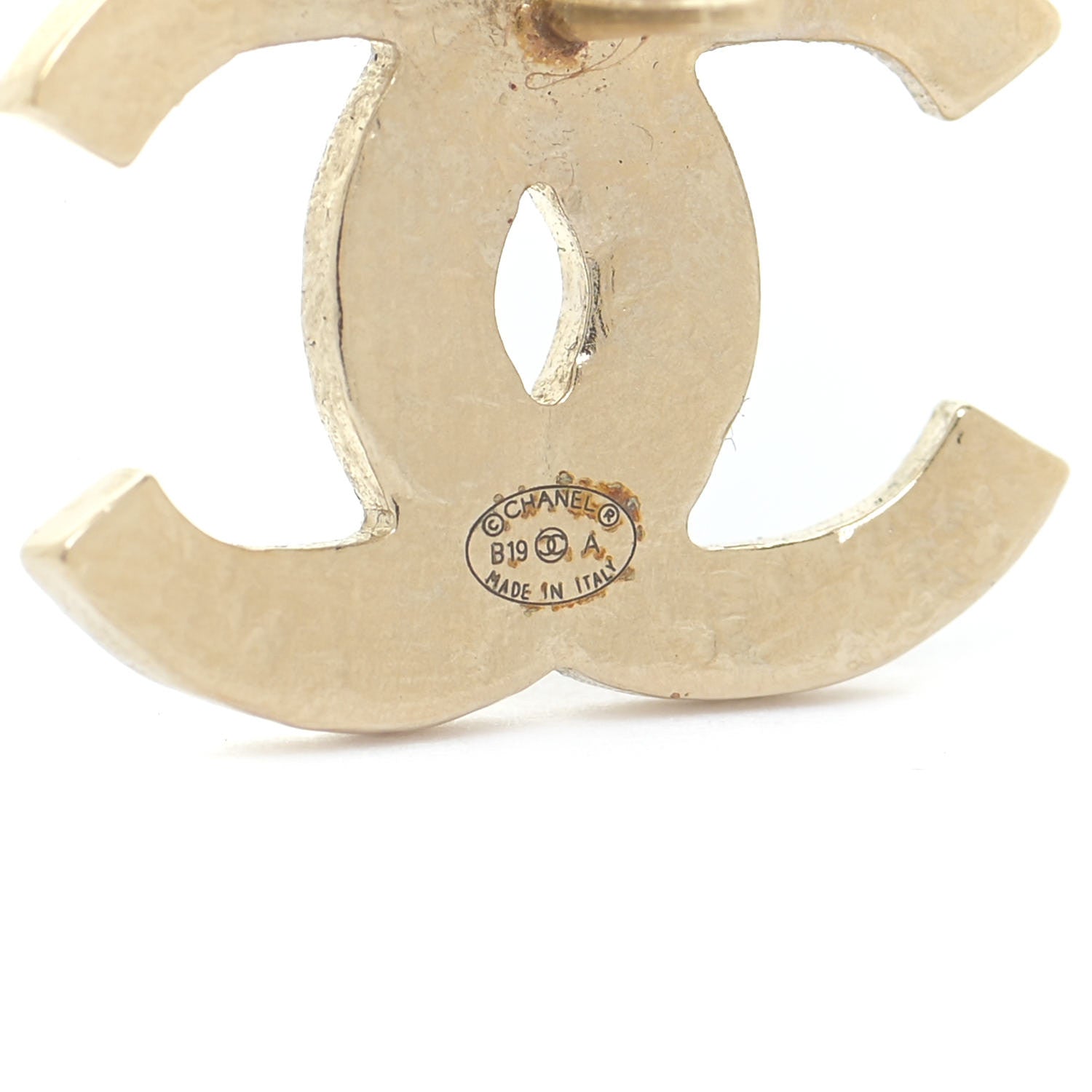 Chanel Metal Gripoix Along The Nile Earrings Gold Orange 4 of 6