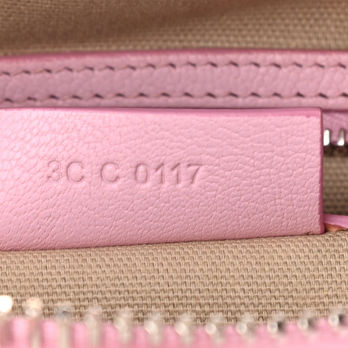 Sugar Goatskin Mini Antigona Bright Pink