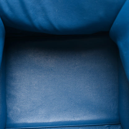 Celine Suede Small Phantom Luggage Blue 5 of 21