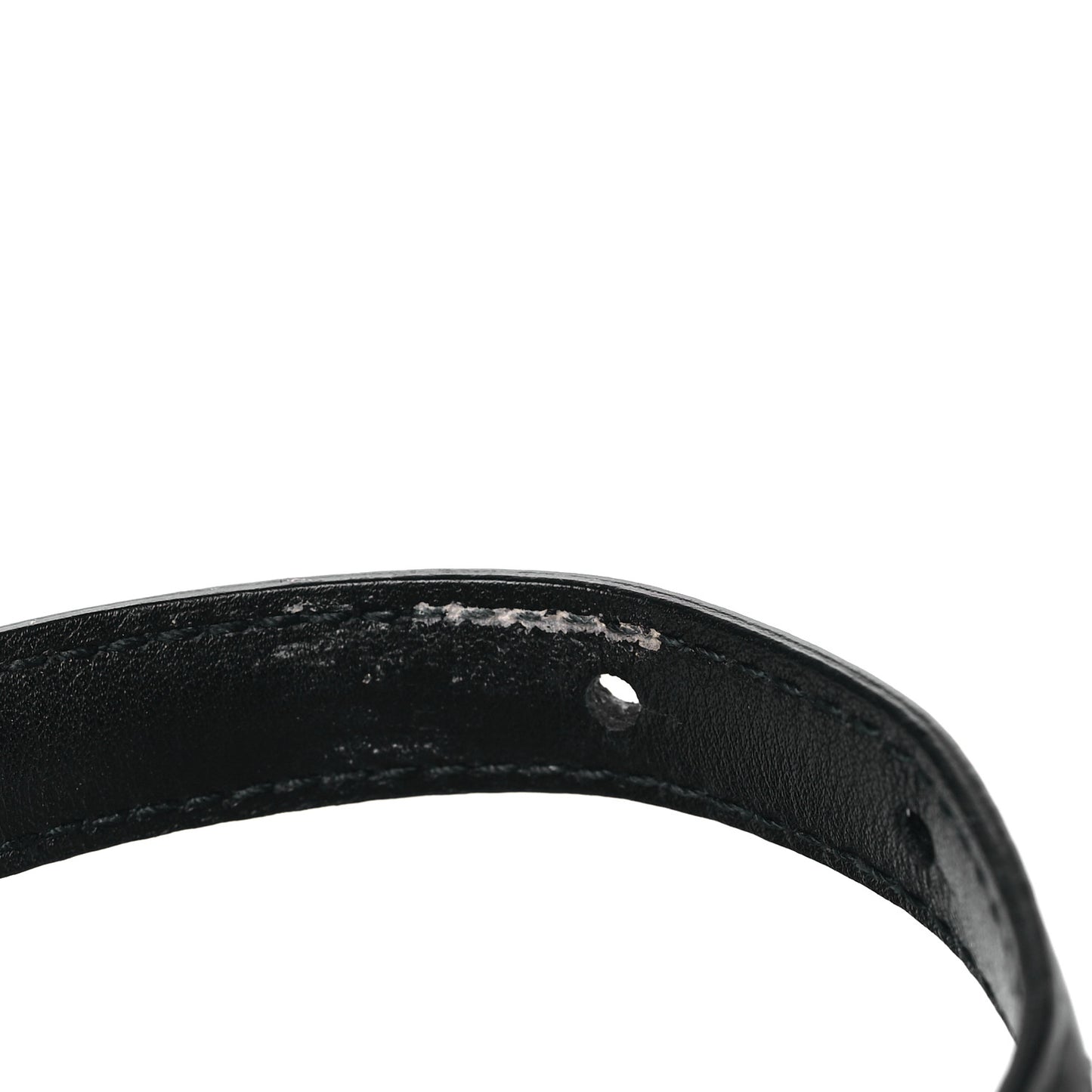 Moon Calfskin Nickel Interlocking G 20mm 90 36 Black