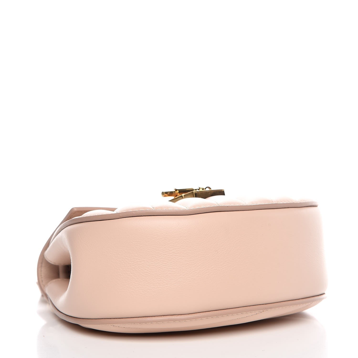 Chloe Calfskin Quilted Mini Drew Bijou Shoulder Bag Cement Pink 4 of 7