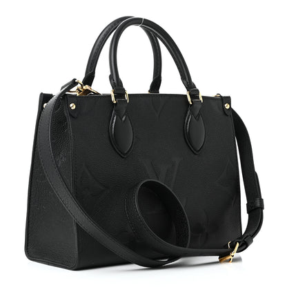Louis Vuitton Empreinte Monogram Giant Onthego PM Black 3 of 9