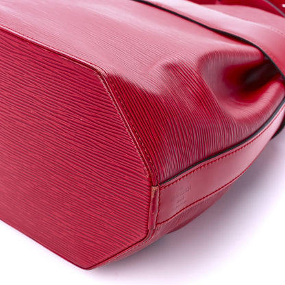 Louis Vuitton Epi Sac D'Epaule GM Castillan Red 12 of 13