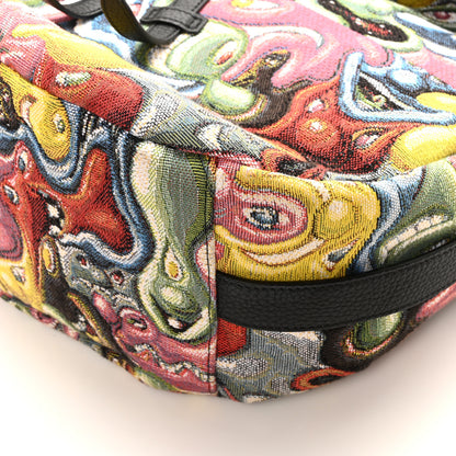 Christian Dior X KENNY SCHARF Jacquard Printed Soft Saddle Bag Multicolor 9 of 9