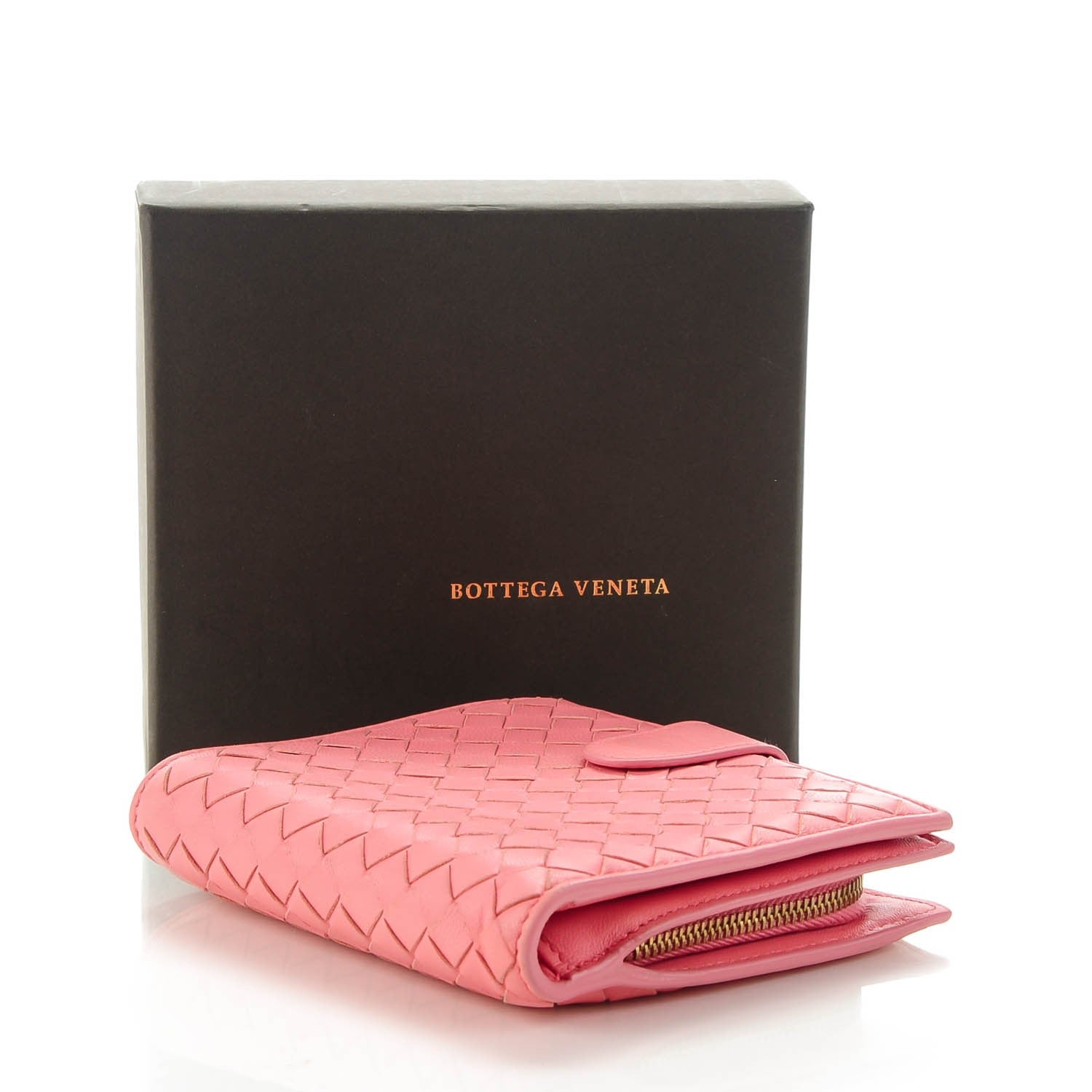 Bottega Veneta Nappa Intrecciato Mini Wallet Petal 4 of 9