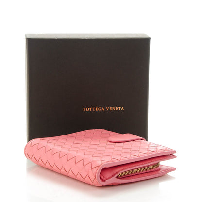 Bottega Veneta Nappa Intrecciato Mini Wallet Petal 4 of 9
