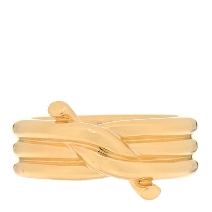 Cartier 18K Yellow Gold Entrelaces Triple Band Ring 51 5.75 1 of 5