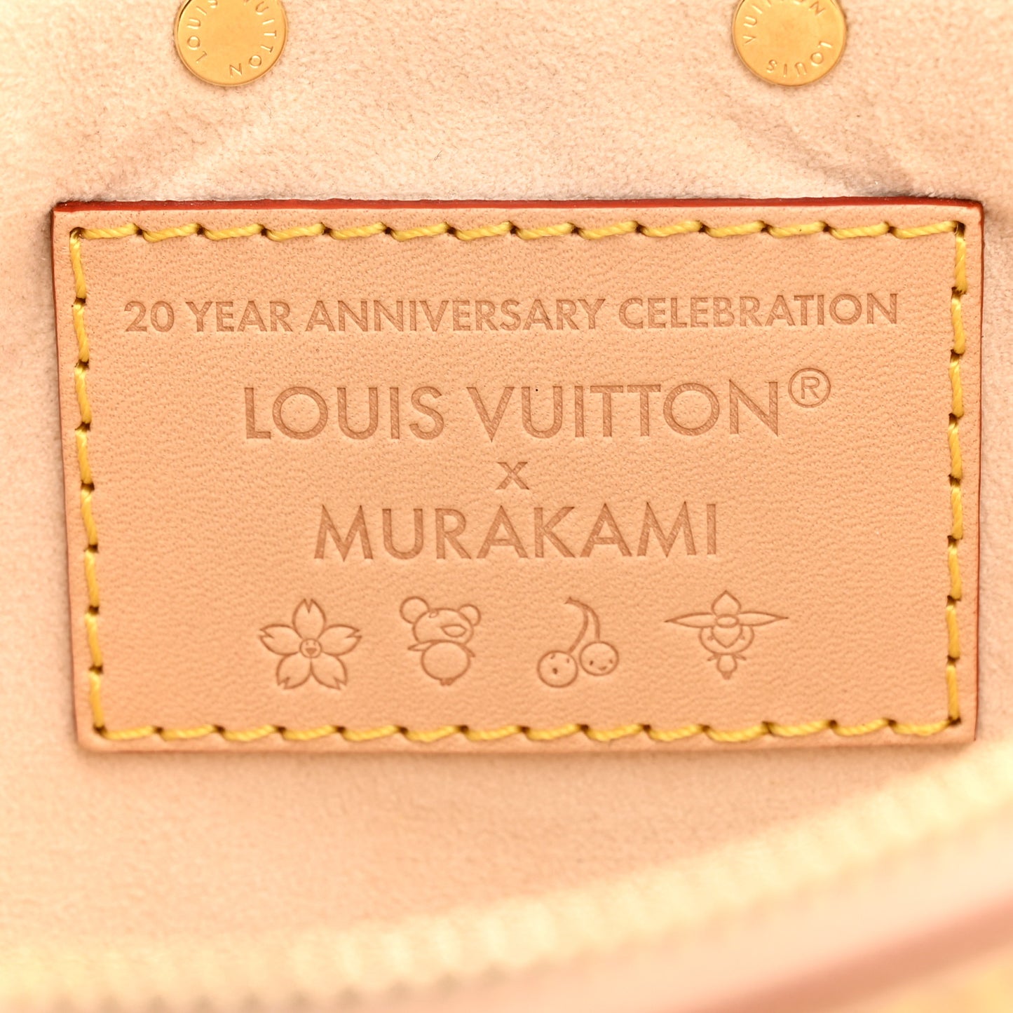 LV X TM Monogram Multicolor Pochette Accessories White