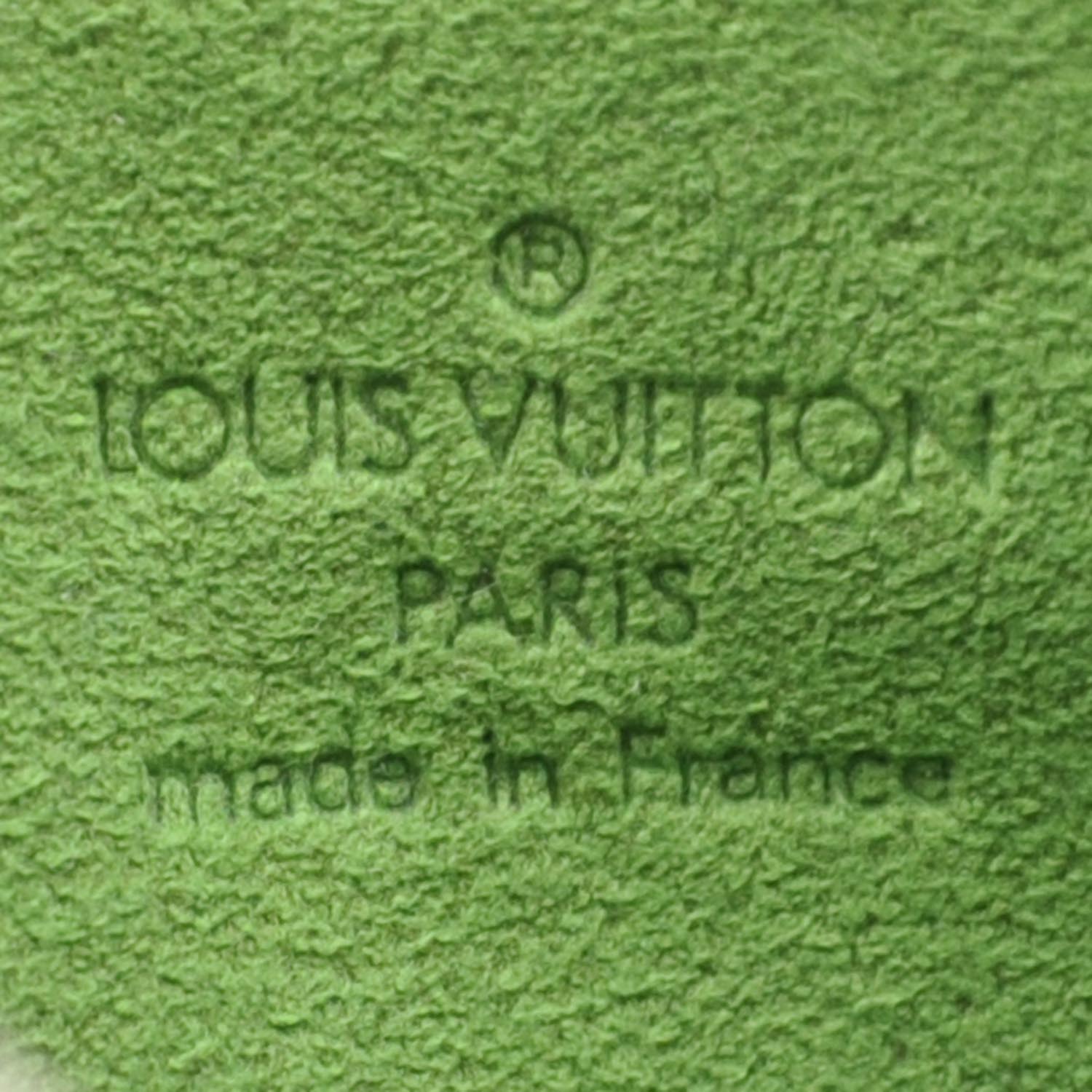 Louis Vuitton Monogram Perforated Key Pouch Green 6 of 8