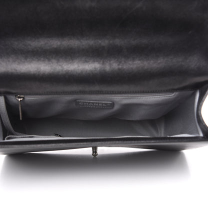 Chanel Lambskin Quilted Large Boy Flap Black 5 of 15