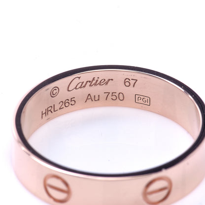Cartier 18K Pink Gold 5.5mm LOVE Ring 67 11.75 4 of 6