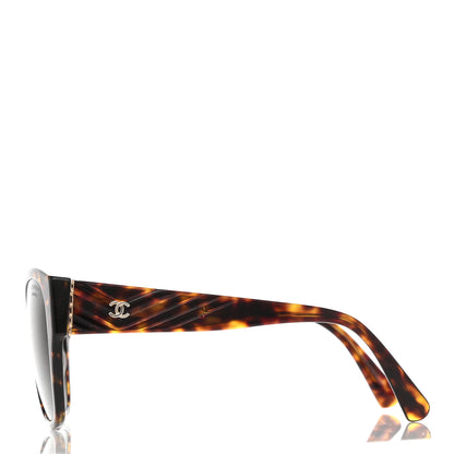 Chanel Acetate Polarized Butterfly CC Sunglasses 5412 Tortoise 3 of 8