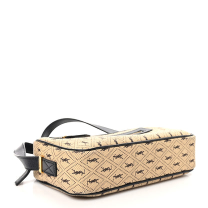 Saint Laurent Canvas Monogram All Over Camera Bag Beige 4 of 10