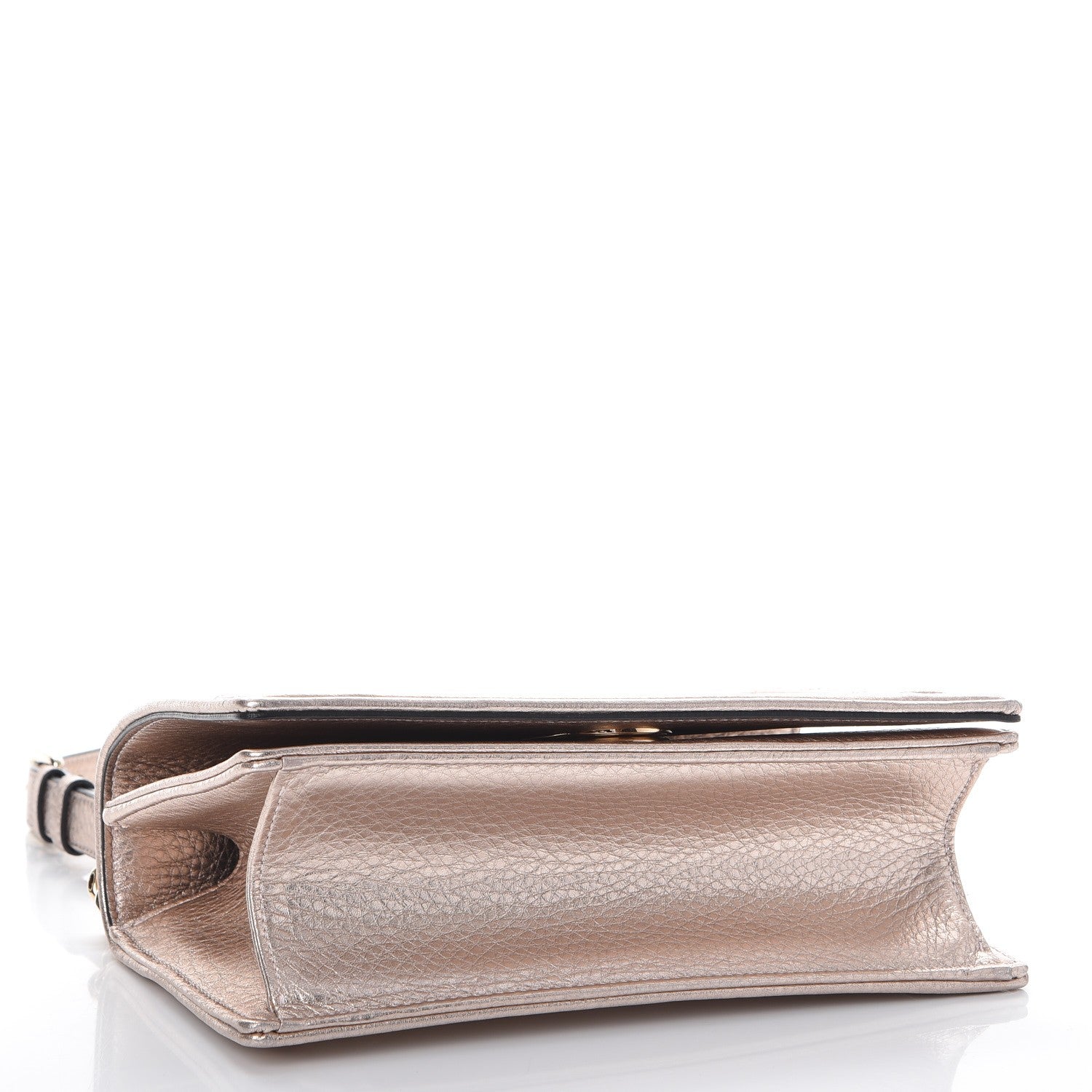 Christian Dior Metallic Grained Calfskin Small Diorama Flap Bag Copper 5 of 8