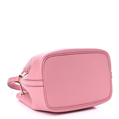 Prada Saffiano Cuir Bucket Bag Petalo 4 of 10