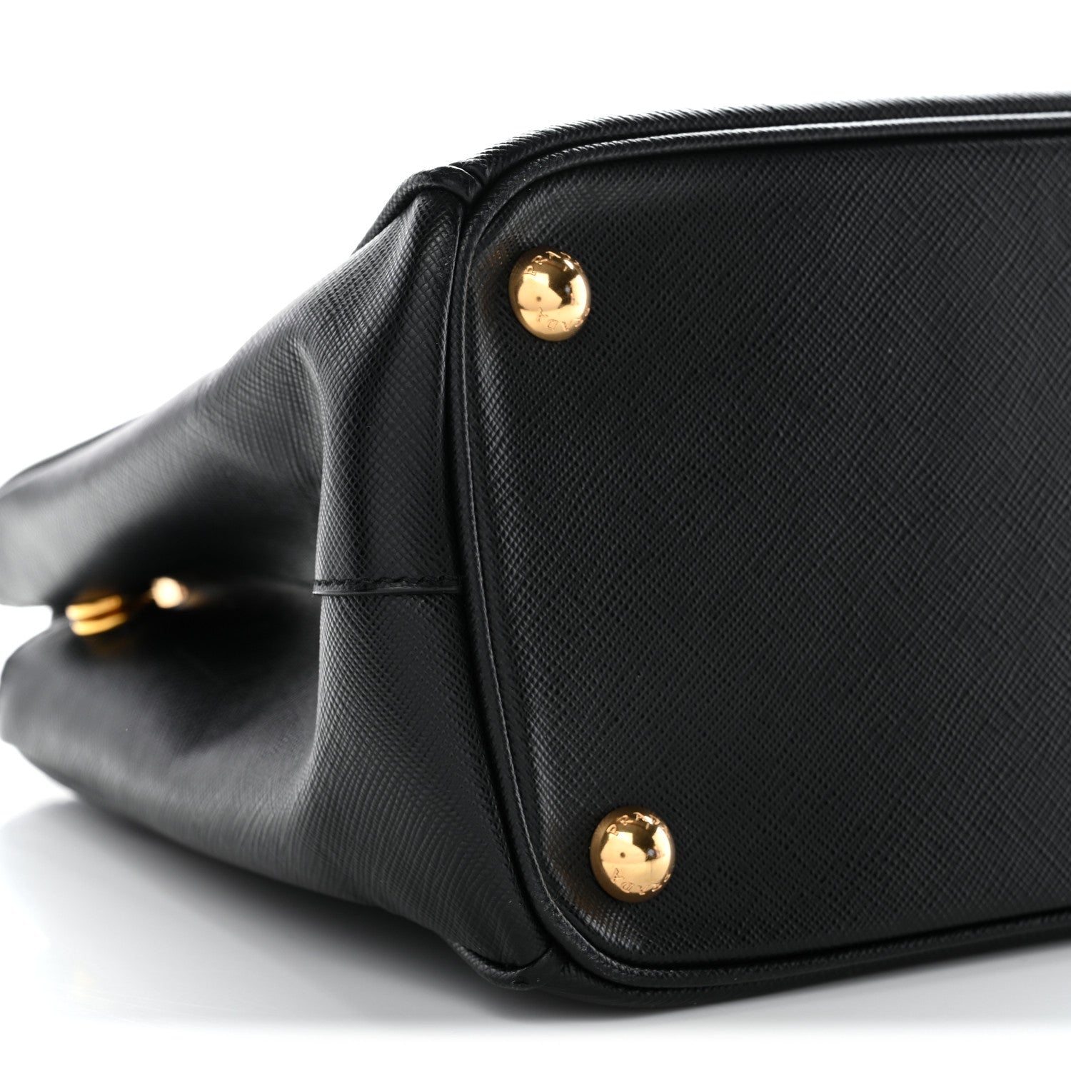 Prada Saffiano Small Galleria Double Zip Tote Black 9 of 10