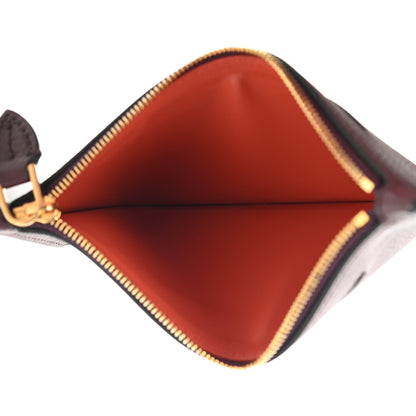 Burberry Grained Calfskin Zip Wallet Burgundy 7 of 13