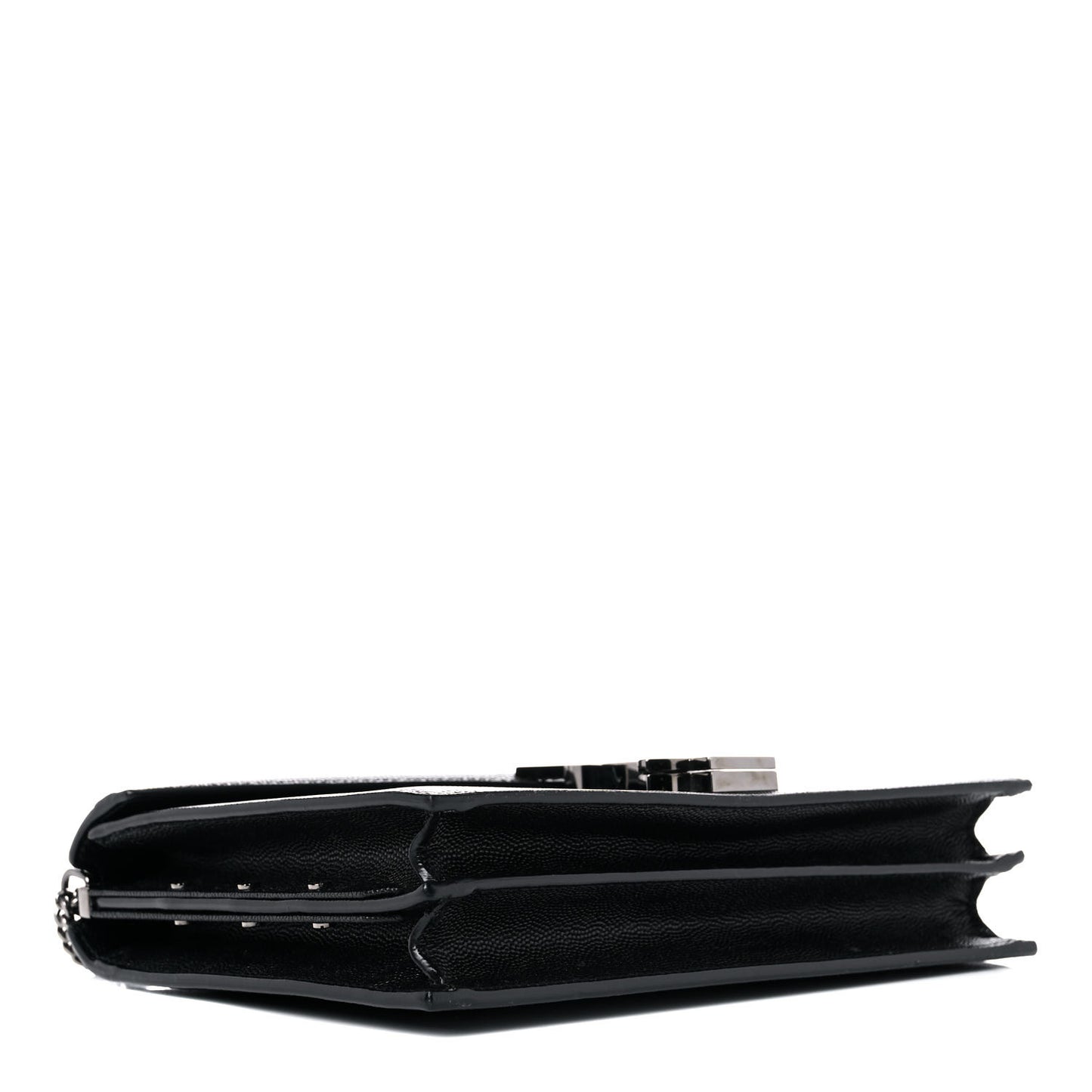 Grain De Poudre Monogram Cassandra Clasp Bag Black