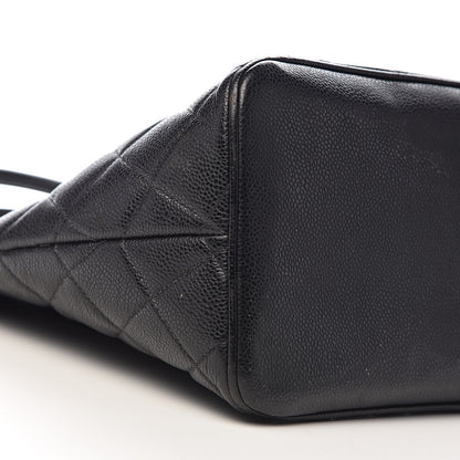 Chanel Caviar Quilted Medallion Tote Black 12 of 15
