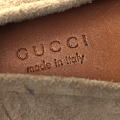 Gucci Suede Mens Horsebit Loafers 8 8 of 9