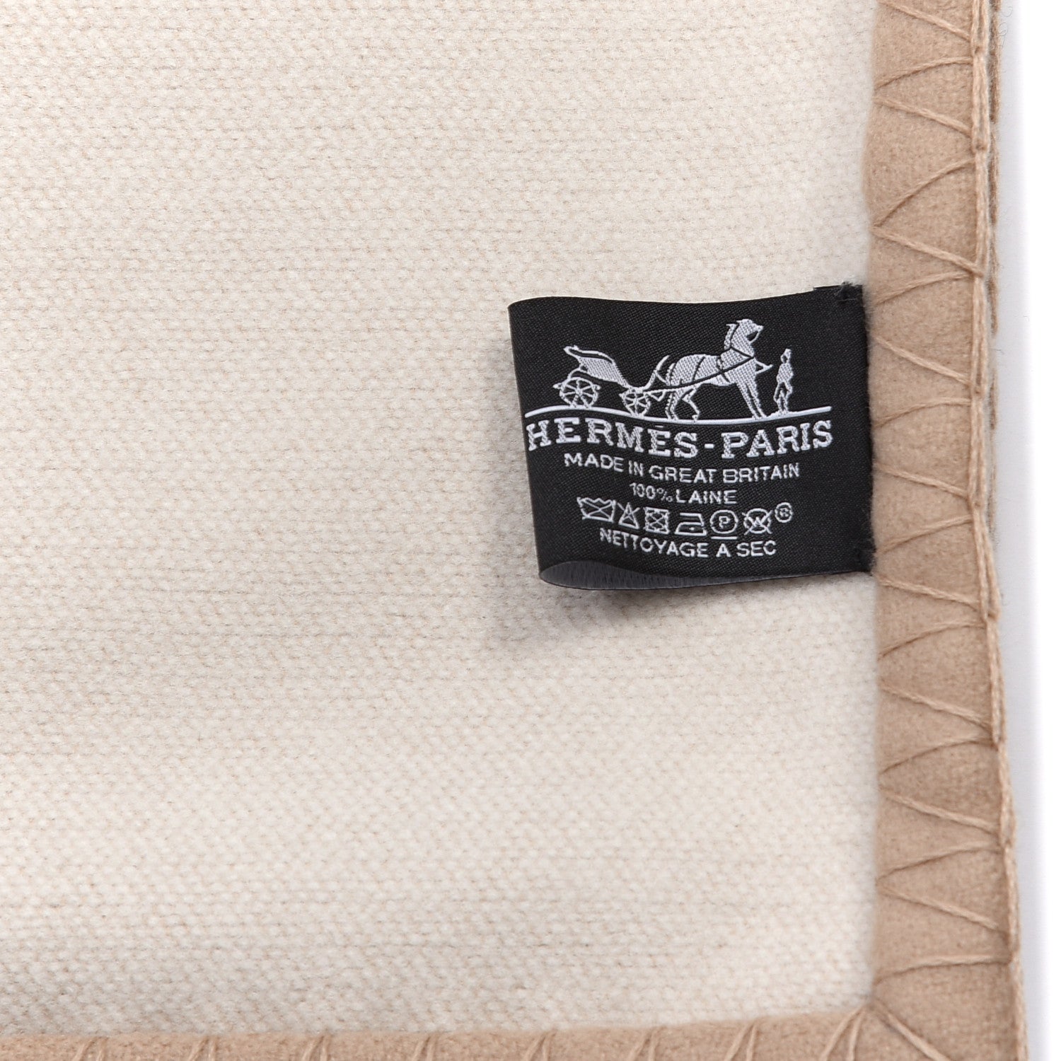 Hermes Wool Circuit 24 Blanket Sable 3 of 5