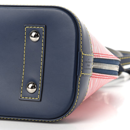Louis Vuitton Epi Alma BB Denim Red 5 of 8