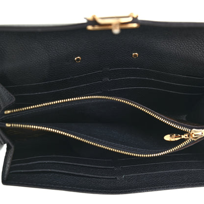 Louis Vuitton Monogram Pallas Wallet Black 5 of 7