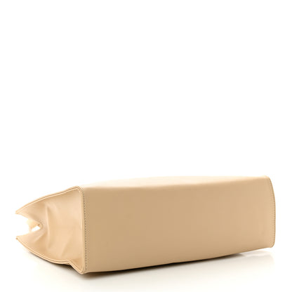 Telfar Vegan Leather Medium Shopping Bag Cream 4 of 10