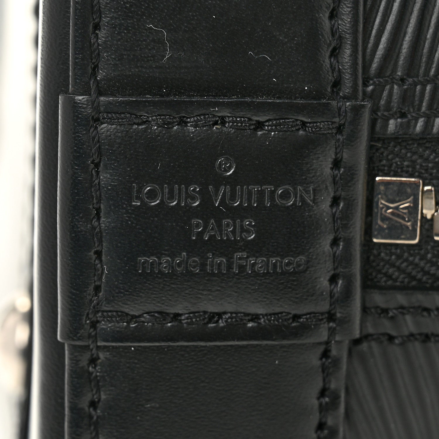 Louis Vuitton Epi Alma BB Black 6 of 9