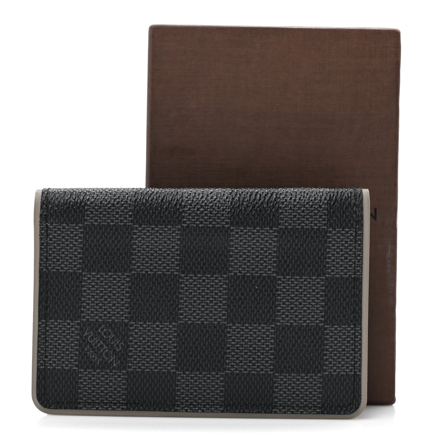 Damier Graphite Pocket Organizer Taupe