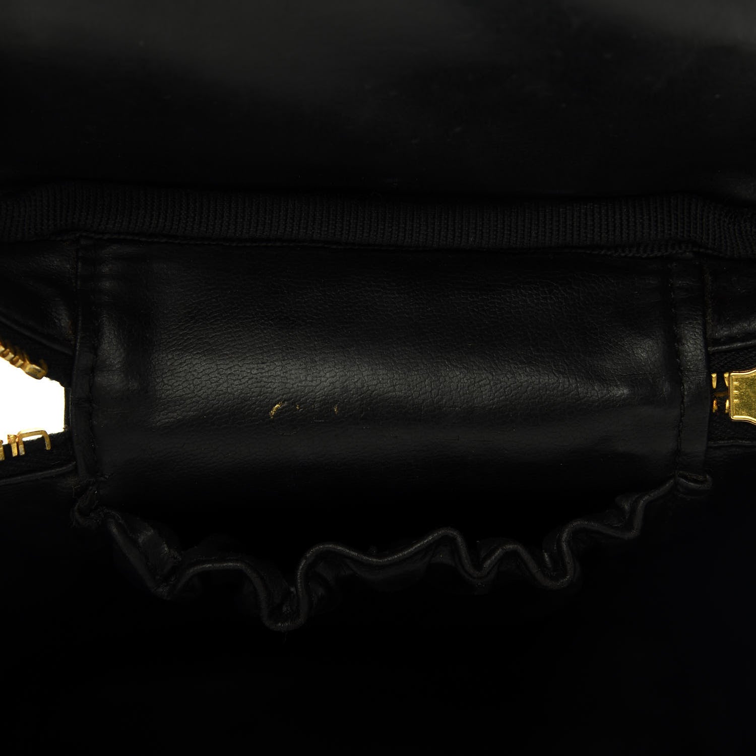Chanel Lambskin Vanity Cosmetic Bag Black 6 of 7
