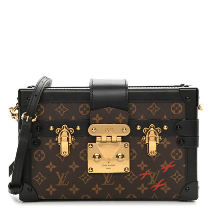 Louis Vuitton Monogram Petite Malle Black 1 of 9