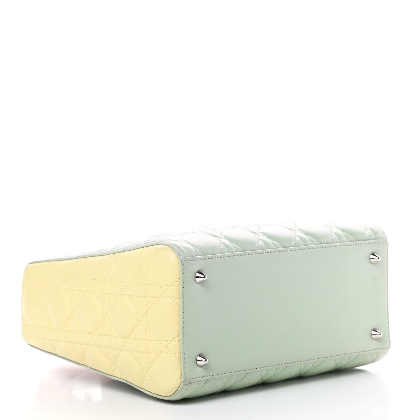 Lambskin Cannage Medium Tri-Color Lady Dior Multicolor