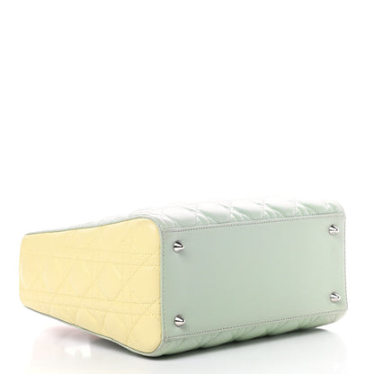 Christian Dior Lambskin Cannage Medium Tri-Color Lady Dior Multicolor 4 of 15
