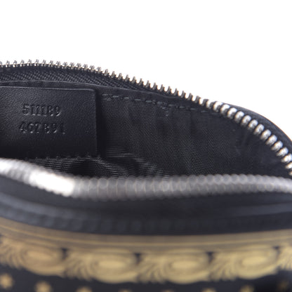 Gucci X SEGA Calfskin GUCCY Stars Mini Dome Shoulder Bag Black Gold 9 of 9