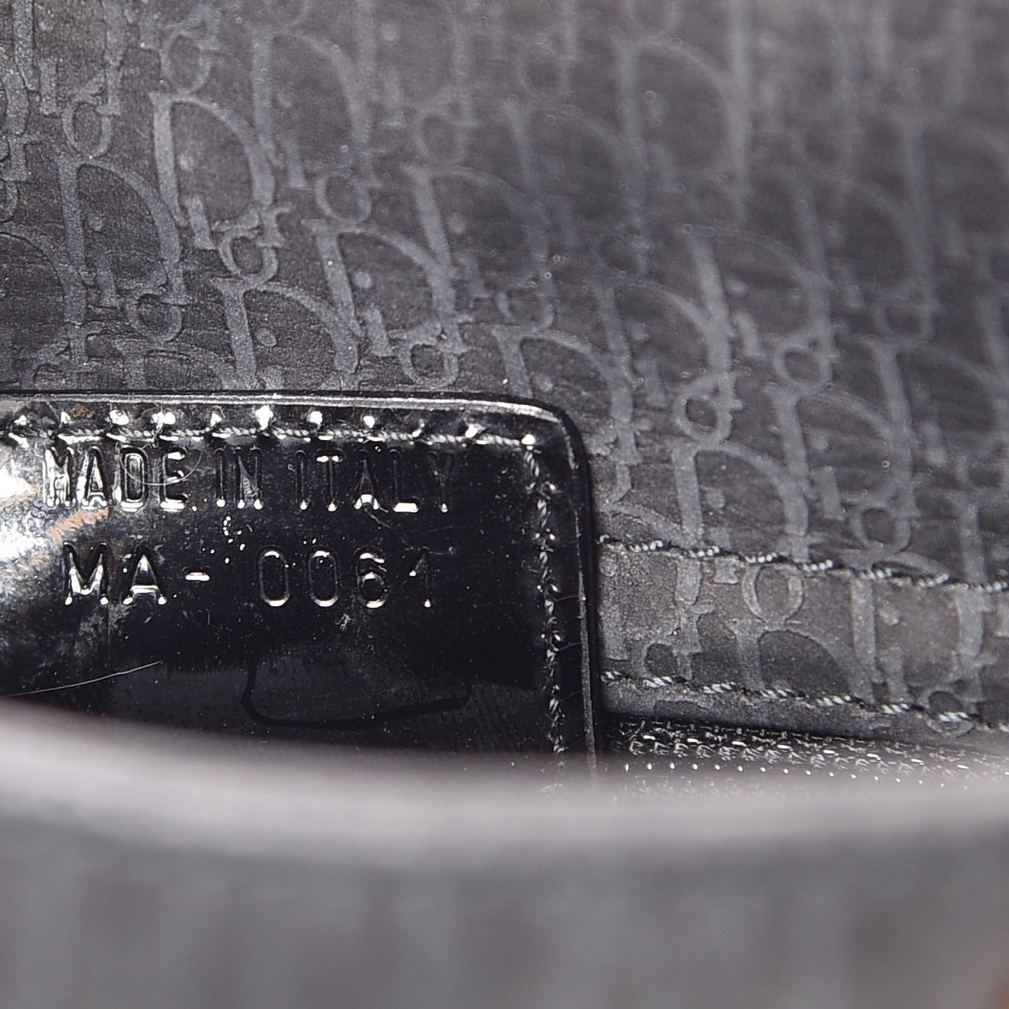 Suede Diorissimo Mini Lady Dior Black