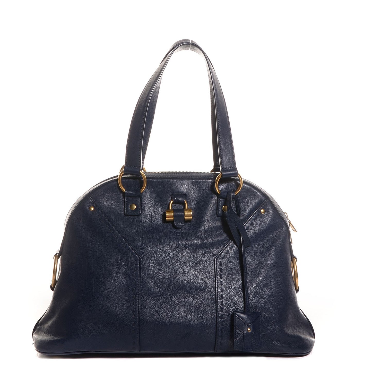 Calfskin Large Muse Navy