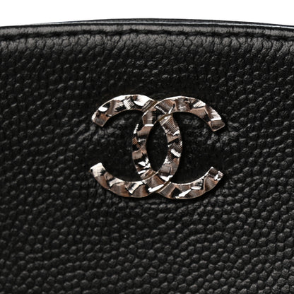 Chanel Caviar Sevruga Wallet on Chain WOC Black 12 of 13