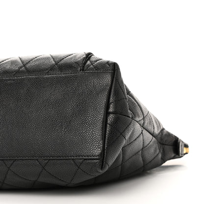 Chanel Caviar Quilted Flap Shoulder Bag Black 10 of 10
