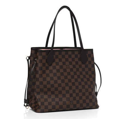 Louis Vuitton Damier Ebene Neo Neverfull MM Rose Ballerine 3 of 4